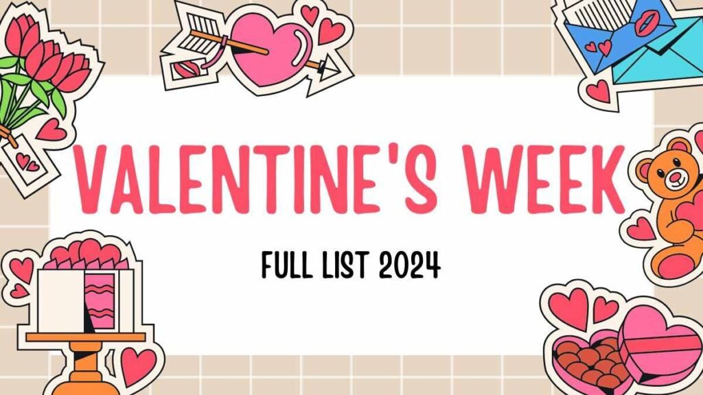 Valentine Week List 2024