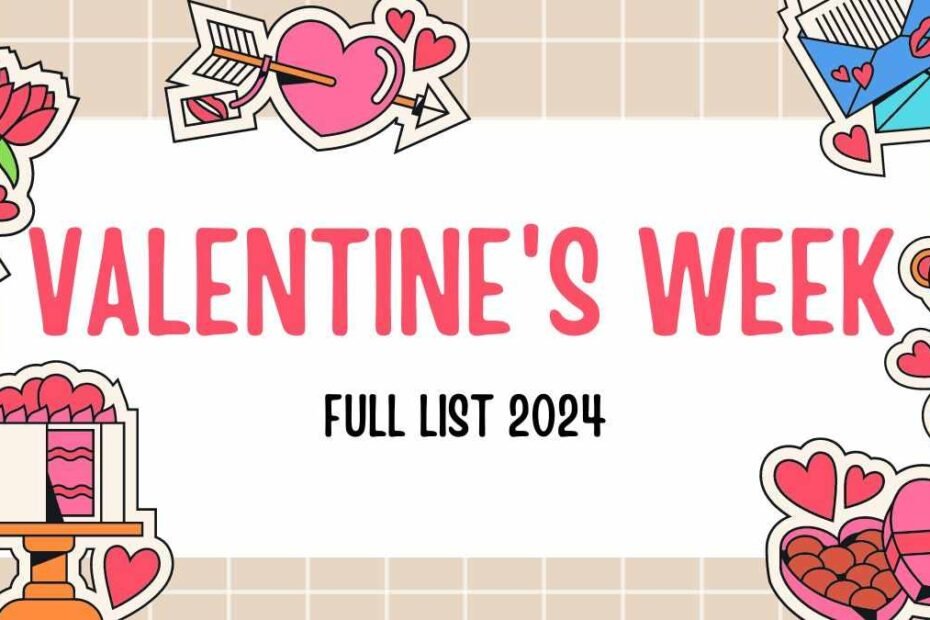 Valentine Week List 2024